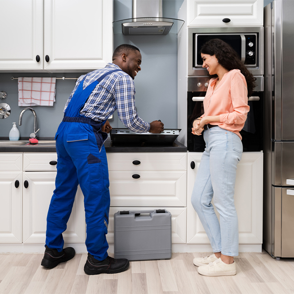 can you provide an estimate for cooktop repair before beginning any work in Bennington